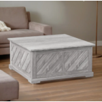 35.5&quot;  Gracie Oaks Nilla Manufactured Wood Rectangular Lift-Top Coffee Table (Gray) $79.99 + Free Shipping