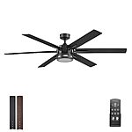 60&quot; Honeywell Kaliza Ceiling Fan with Color Changing LED and Remote Control (Black) $159.99 + Free Shipping