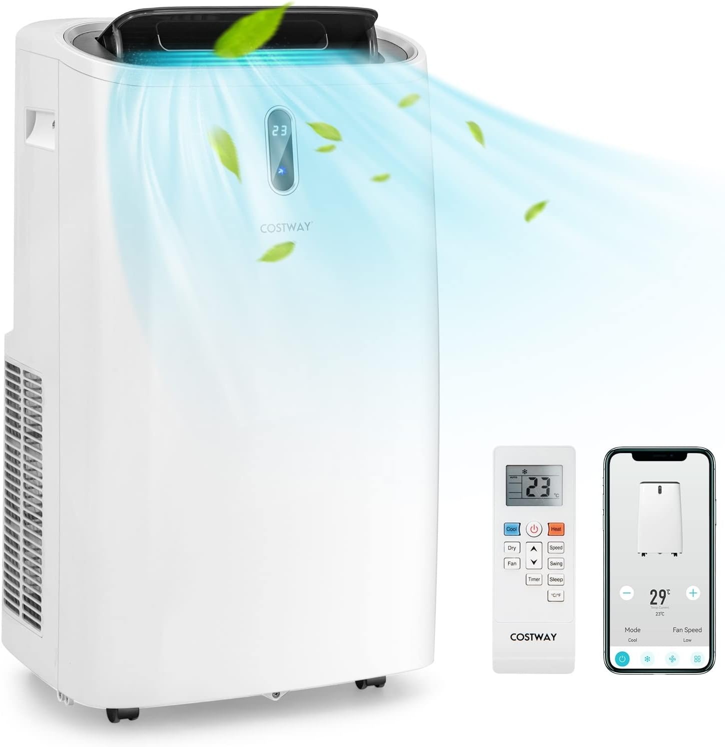 Costway 14000 BTU 4 in 1 WiFi Smart Portable Air Conditioner $327.99 + Free Shipping