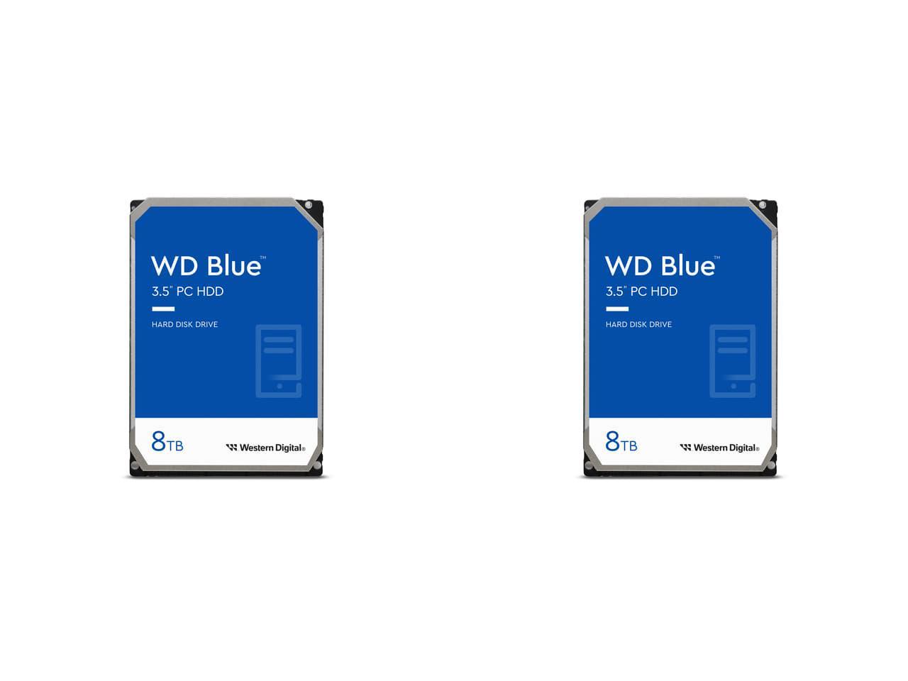 2 x WD Blue 8TB Desktop Hard Disk Drives 5640 RPM $220 + Free Shipping