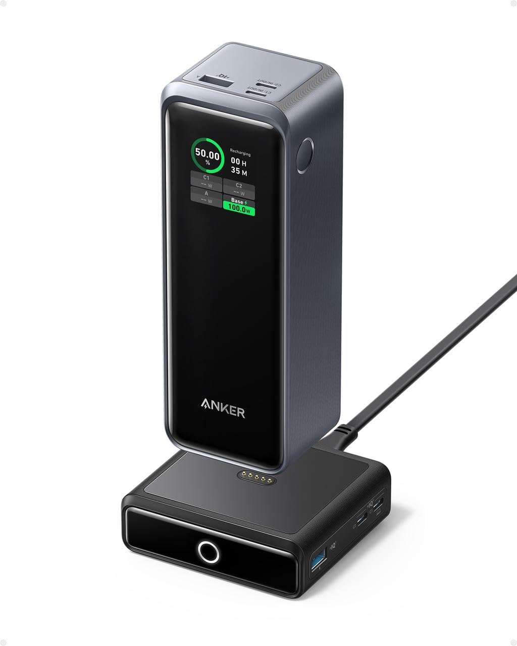 Anker Prime 27650mAh Power Bank (250W) with 100W Charging Base (Black) $164.49 + Free Shipping $164.99