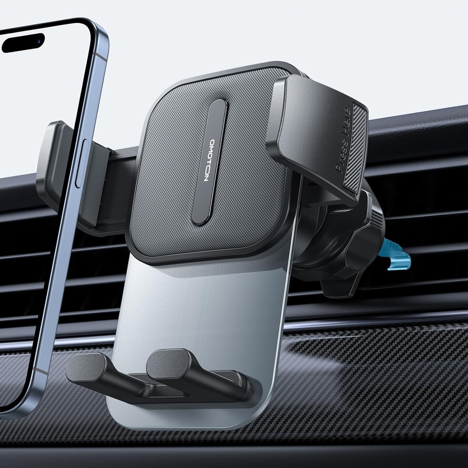 Omoton Car Vent Phone Mount w/ Spring Metal Hooks $6.99 + Free Shipping w/Prime or $35+