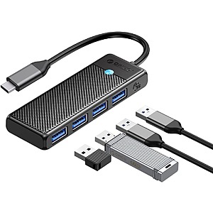 ORICO Type C to 4-Port USB 3.0 Hub $7.99 + Free Shipping