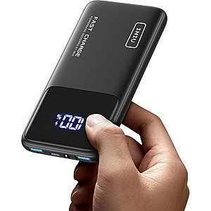 INIU 10,000 mAh 22.5W PD 3.0 QC4+ USB-C Portable Power Bank .90