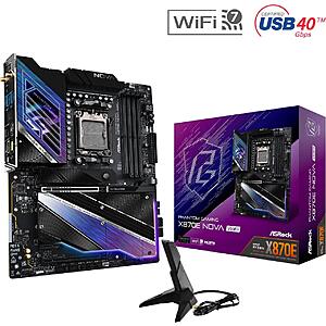 ASRock Phantom Gaming X870E Nova WiFi ATX AM5 Motherboard $279.99 + Free Shipping