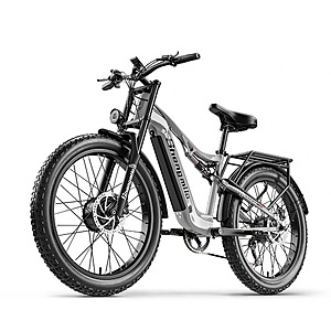 2000W Dual Motor Shengmilo S600 26" Electric Mountain Bike $999 + Free Shipping