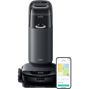 eufy S1 with All-in-One Station, HydroJet System with Roller Mop, Robot Vacuum and Mop Combo $519.99 + Free Shipping