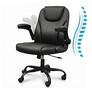 Pinmoco Ergonomic Leather Office Chair, High Back Executive PU Computer Desk Chair $79.99+ Free Shipping