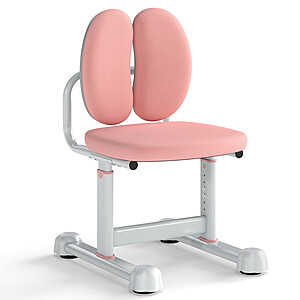 Costway Kids Desk Chair Children Study Chair with Double Back Support and Adjustable Height  (pink) $39.99 + Free Shipping