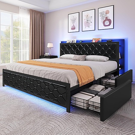 51% Off YITAHOME Queen Bed Frame