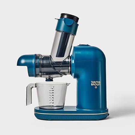 Tabitha Brown Electric Masticating Juicer Dark Teal Blue $34.99 + Free Shipping