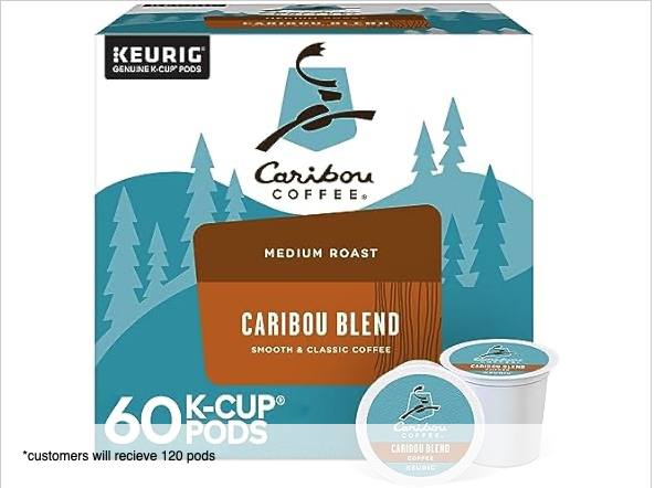 Caribou Coffee Caribou Blend 120 Count $40.99