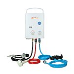 Camplux Portable Propane Tankless Water Heater w/ Water Pump Kit $172.35 + Free Shipping