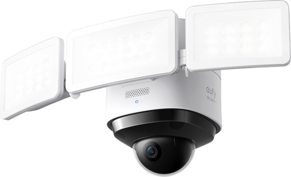 eufy Security Floodlight Cam 2 Pro Outdoor Wired 2K Full HD Surveillance Camera White/Black T8423J22 - $199.99
