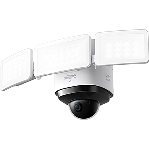 eufy Security Floodlight Cam 2 Pro Outdoor Wired 2K Full HD Surveillance Camera White/Black T8423J22 - $199.99
