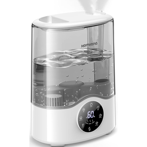 Amazon.com: Homvana Smart Humidifier Warm & Cool Mist 7L (807ft²), Top-Fill Humidifiers for Bedroom Baby Plants Home Nursery, Auto Adapt Mist Quick $  29.75