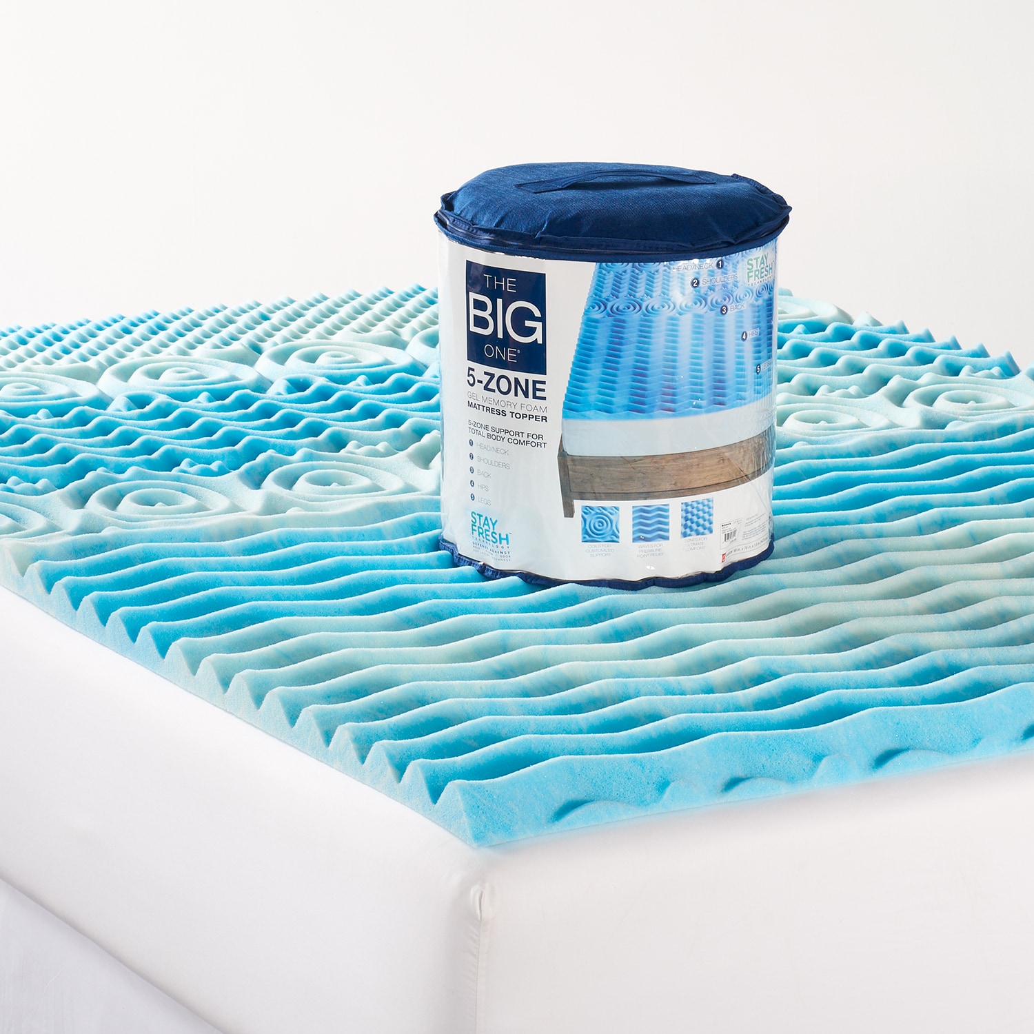 Kohl S The Big One Gel Memory Foam Topper Any Size And 2 Pillows