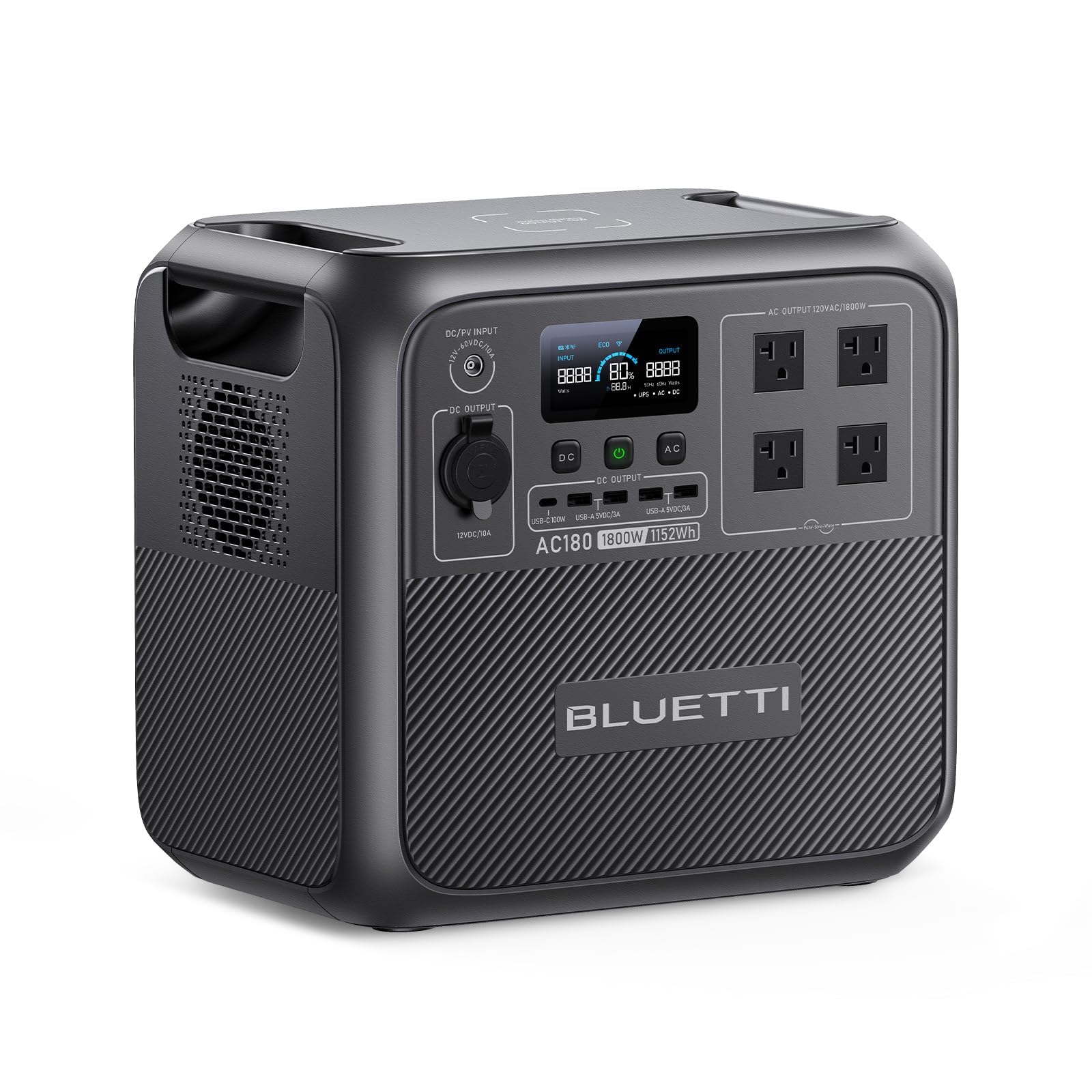 BLUETTI Portable Power Station AC180 $629