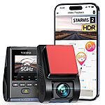 VIOFO Dash Cam A119 Mini 2, STARVIS 2 Sensor, 2K 60fps/HDR 30fps Voice Control Car Dash Camera with 5GHz Wi-Fi GPS,  Supercapacitor, Support 512GB Max $98.98