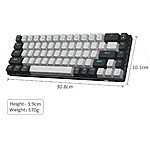 MageGee Portable 60% Mechanical Gaming Keyboard, MK-Box LED Backlit Compact 68 Keys Mini Wired Office Keyboard with Blue Switch for Windows Laptop PC Mac - Grey/Black $29.99