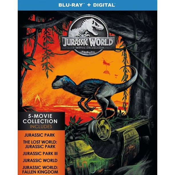 Jurassic World 5 Movie Collection (Blu-ray + Digital) $23