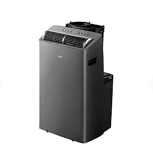 Midea Duo 10,000 DOE (12,000 BTU ASHRAE) Smart Inverter Portable Air Conditioner- Model MAP12S1TGR-S $374