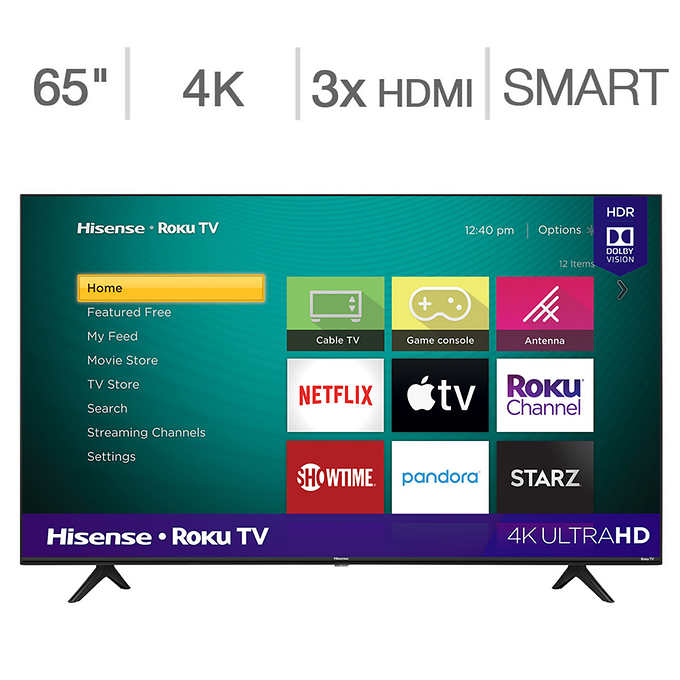 Hisense 65" Class - R6 Series - UHD LED LCD TV $399.99