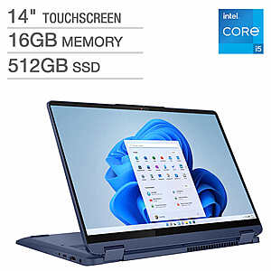Costco Members: Lenovo IdeaPad Flex 5i 14" Touchscreen Laptop (Abyss Blue) $450 + $15 S&H