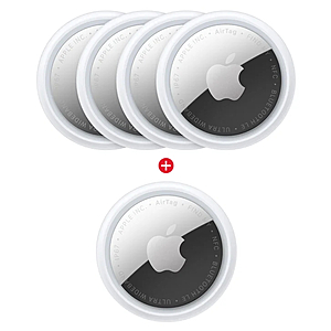 Apple AirTag (2nd generation), 4-pack, Includes additional AirTag 1-pack (2nd generation) $99.99
