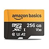 $17.99: 256GB Amazon Basics Micro SD Card with Reader Adapter, Fast Speed Up to 200MB/s at Amazon