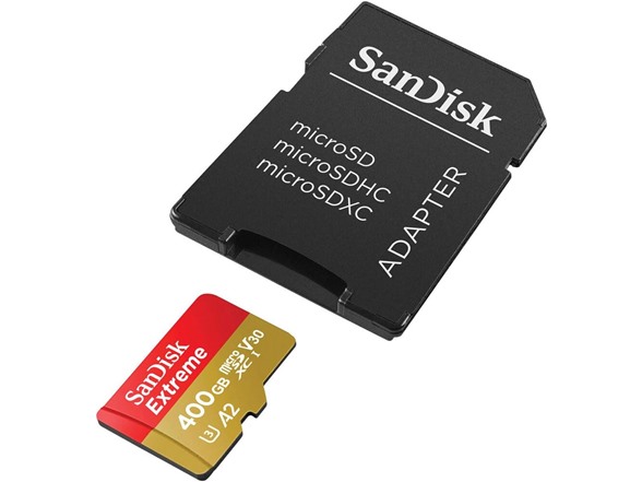400GB SanDisk Extreme microSDXC Memory Card  with SD Adapter $20 (Or Less) + Free S&H w/ Amazon Prime
