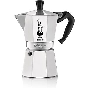 6-Cup Bialetti Moka Express Stovetop Espresso Maker $18 Free Shipping w/ Prime at Woot!