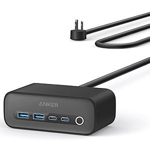 $29.99*: Anker 7-in-1 Charging Station w/ 5' Cord (2 USB-C, 2 USB-A, 3 AC) at Amazon