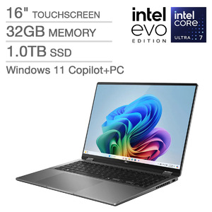 Asus VivoBook 16 Flip 2-in-1: 16" 3K 120Hz OLED Touch, Core Ultra 7 258V, 32GB LPDDR5X, 1TB Gen4 SSD, Win11H @ $1249.99
