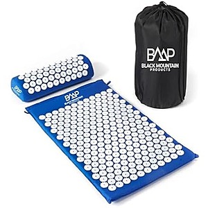 Black Mountain Products Acupressure Mat and Pillow Set w/ Carrying Bag $14.99 + Free Shipping w/ Prime