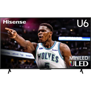 Hisense - 85" Class U6 Series Mini-LED 4K UHD QLED Smart Google TV (2024) @BestBuy $800