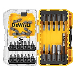 DEWALT TOUGH GRIP Impact rated Screwdriver Bit Set 30 or 35 piece, -Piece, $9.98, Lowe's