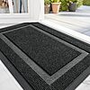Waterproof Rubber Door Mat, 30&amp;quot; x 17&amp;quot; $8.5 at OLANLY via Amazon