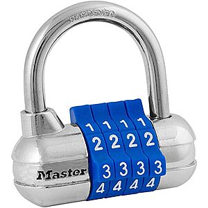 Master Lock Set Your Own Combination Padlock $7.72