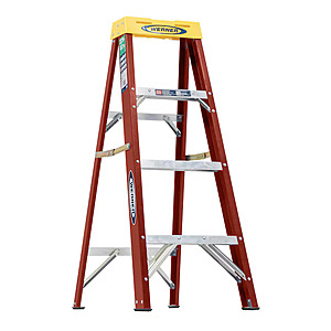 Select Lowe's Stores: Werner 4' (8' Reach Height) Fiberglass Type 2 Step Ladder $29 + Free Store Pickup