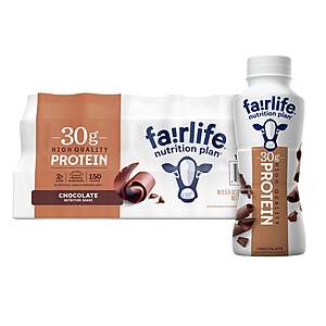 Costco Members: 18-Pk. 11.5-Oz. Fairlife Nutrition Plan Protein Shake (2 Flavors) $32 (In-Store Only)