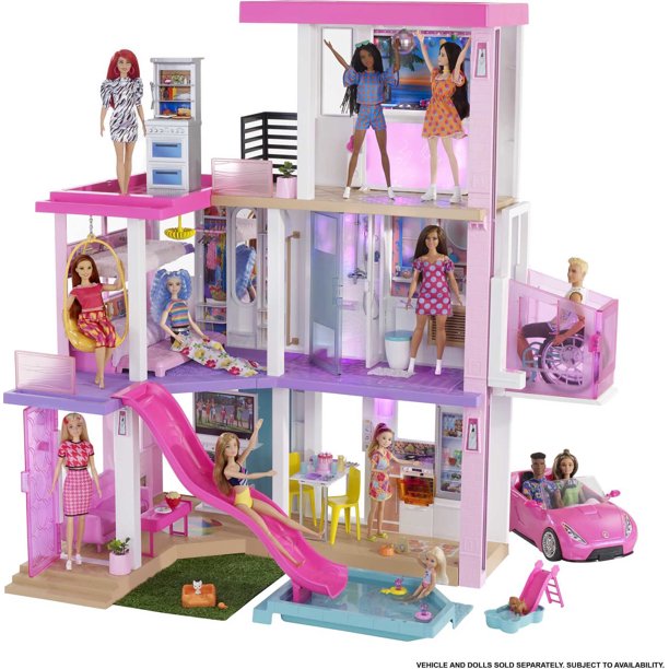 Barbie Dreamhouse (43 inch) Dollhouse with Pool, Slide, Elevator, Lights & Sounds Walmart B&M YMMV - $100