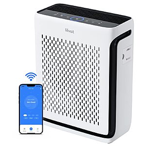 LEVOIT Air Purifier for Home Large Room, Washable Pre-Filter, HEPA, Vital 100S-P, White