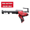 Milwaukee m12 caulk gun $104 after free battery hack $104