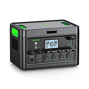 General Power 12V 2400W / 1843Wh LiFePO4 Portable Power Station 4 + Free Shipping