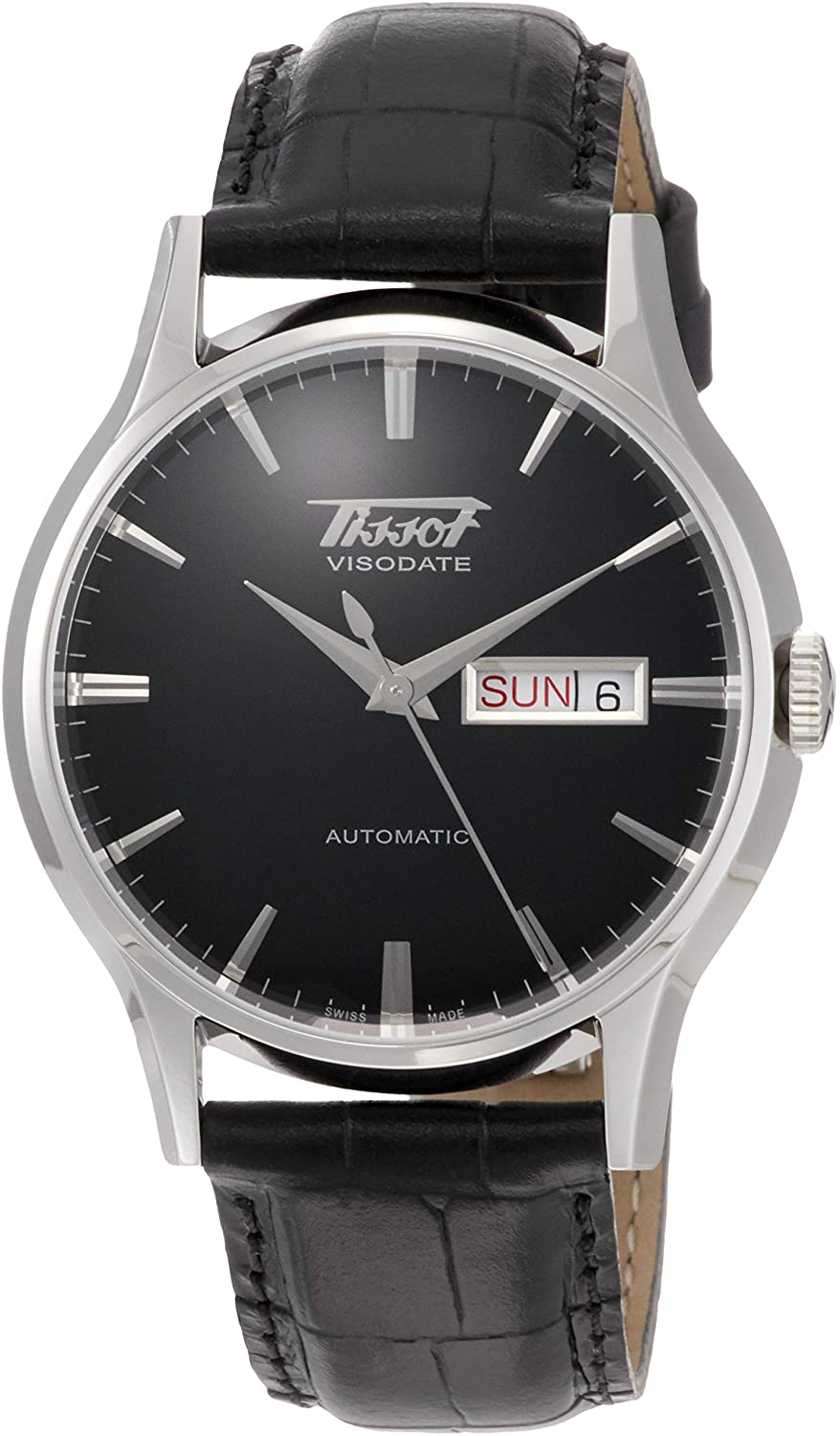 Tissot Heritage Visodate Automatic Watch Black Dial $218.75 + Free Shipping