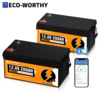 2-Pack ECO-WORTHY 3584Wh 12V/280Ah Smart LiFePO4 Battery w/ Bluetooth Monitoring $680 + Free Shipping