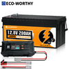 ECO-WORTHY 3584Wh 12V 280Ah Bluetooth LiFePO4 Lithium Battery + 12/24V 20A Charger $372 + Free Shipping