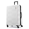 American Tourister Large Checked Luggage Suitcase 28&amp;quot; Hardside Spinner 8-Wheel (White) $55 + Free Shipping