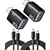 INIU 2-Pack 30W PD Fast Charging USB C Charger Block [USB-C + USB-A] $8.41 + Free Shipping w/ Prime or orders $35+